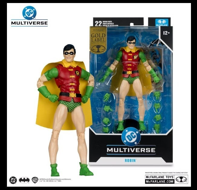 McFarlane DC Multiverse  Robin | Silver Age  Gold Label  7\