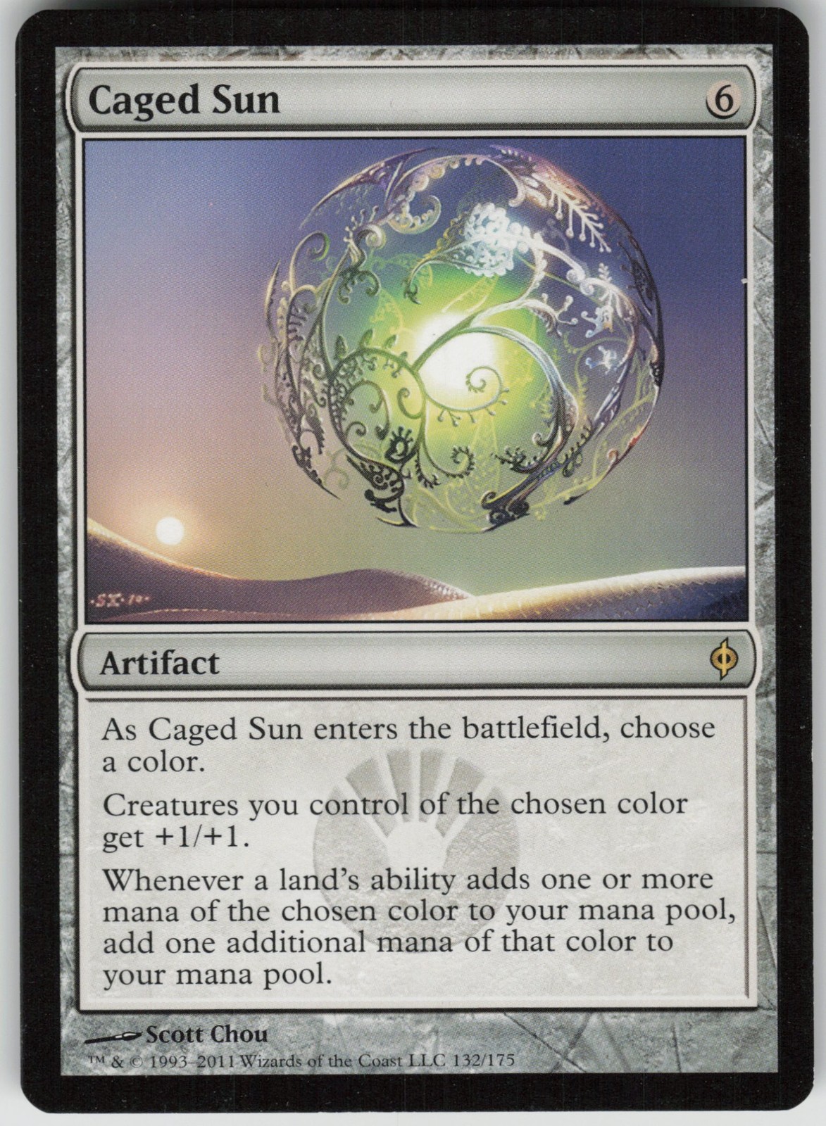 Caged Sun 132 Magic New Phyrexia Caged Sun 132 Magic New Phyrexia