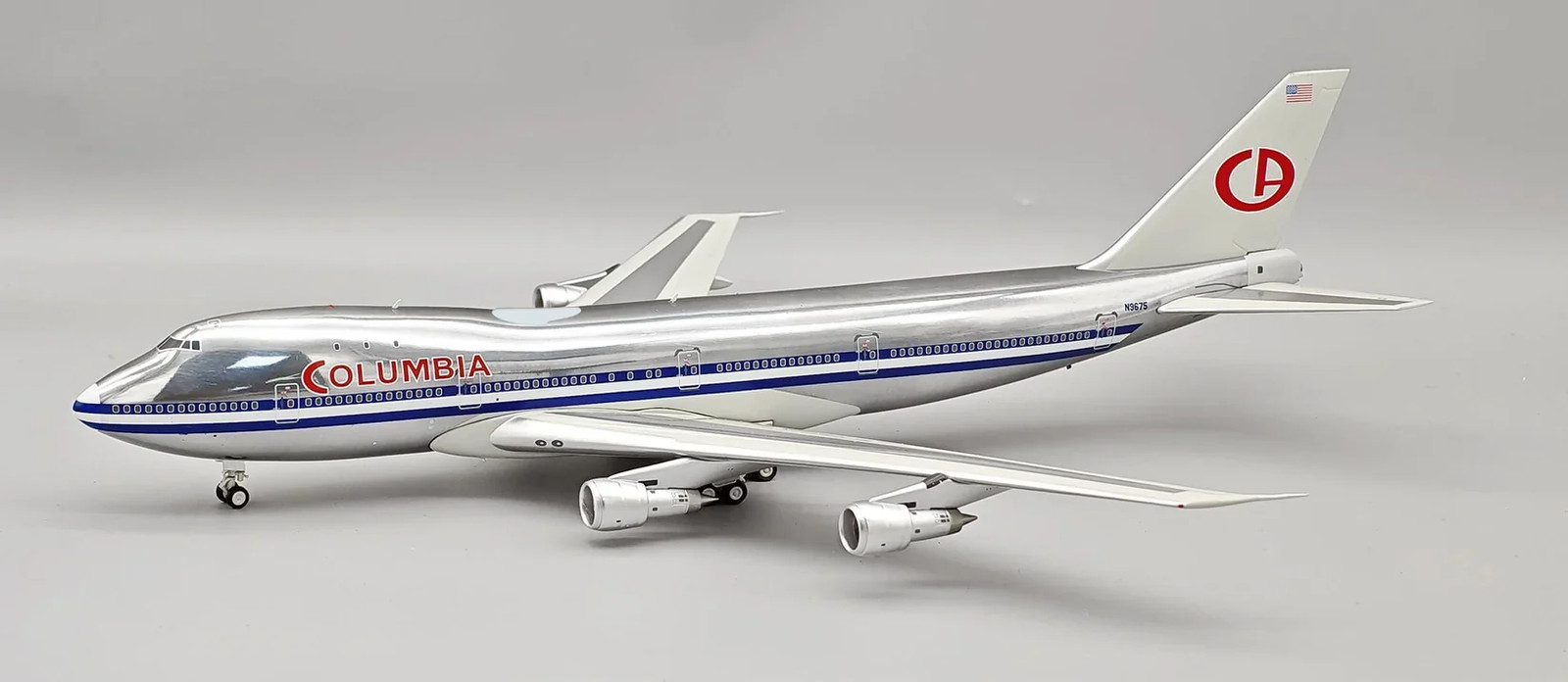 B-Models 1/200 Columbia Airlines Boeing 747-100 Airport 75 B-741-AIRPORT75-50-P