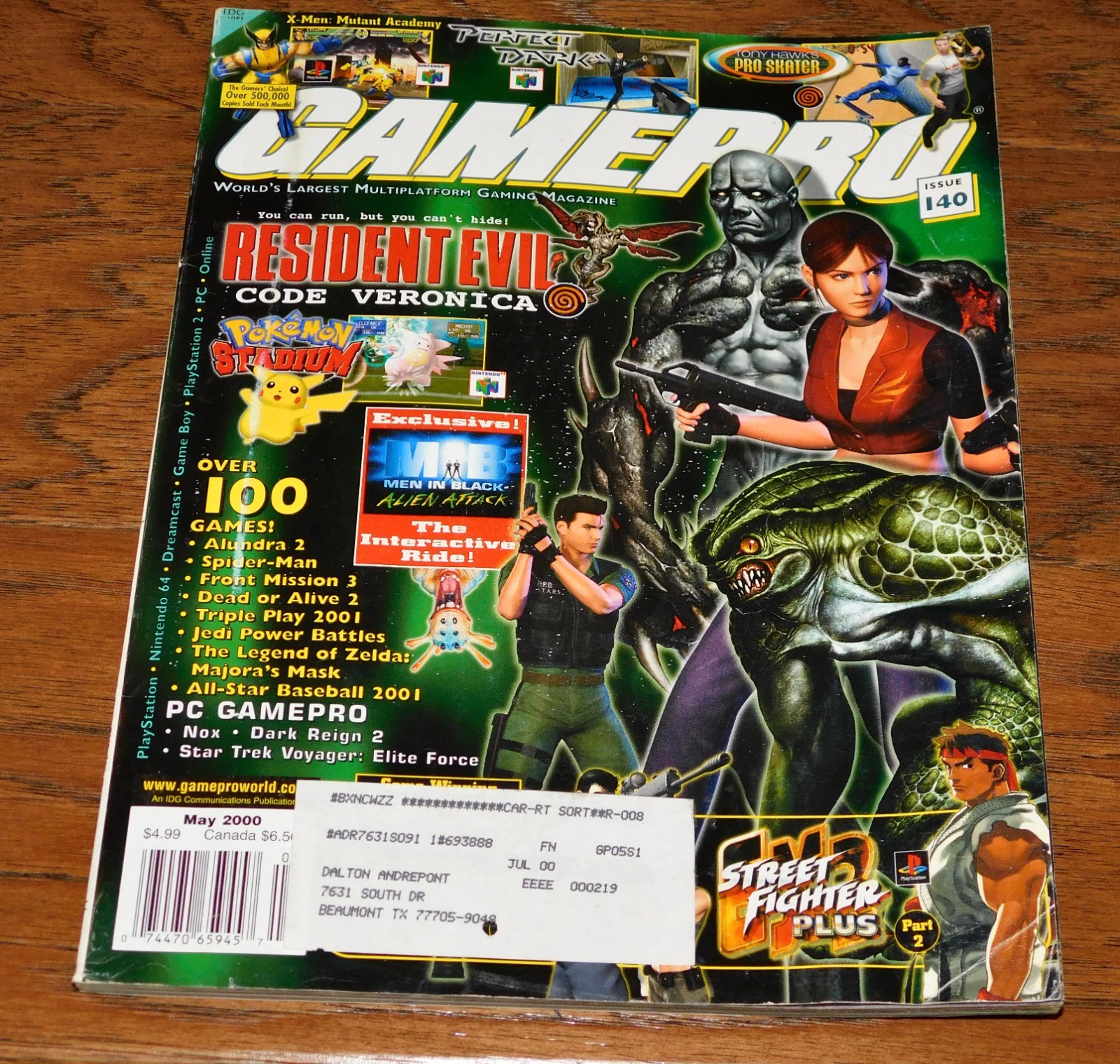 GamePro Magazine Issue #140 May 2000 Resident Evil Code Veronica Pokemon Stadium