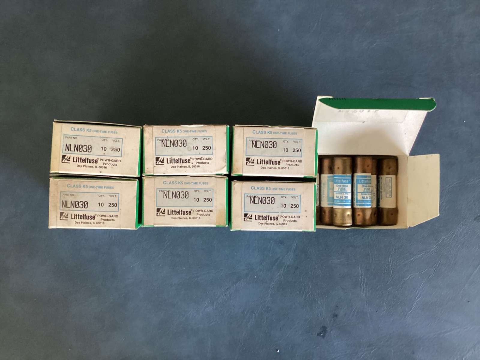 New Littelfuse NLN030 ClassK5 250volt. cartridge fuse. LOT of 67 New Littelfuse NLN030 ClassK5 250volt. cartridge fuse. LOT of 67
