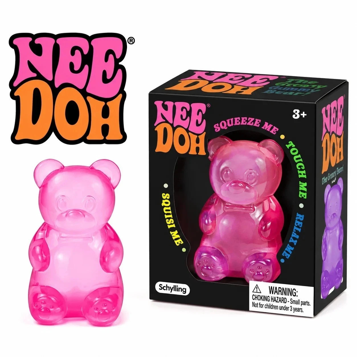 NEEDOH Soft Gummy Bear Fidget Squeeze Toy TPR Sensory Stress Relief Toy Kids Bir NEEDOH Soft Gummy Bear Fidget Squeeze Toy TPR Sensory Stress Relief Toy Kids Bir