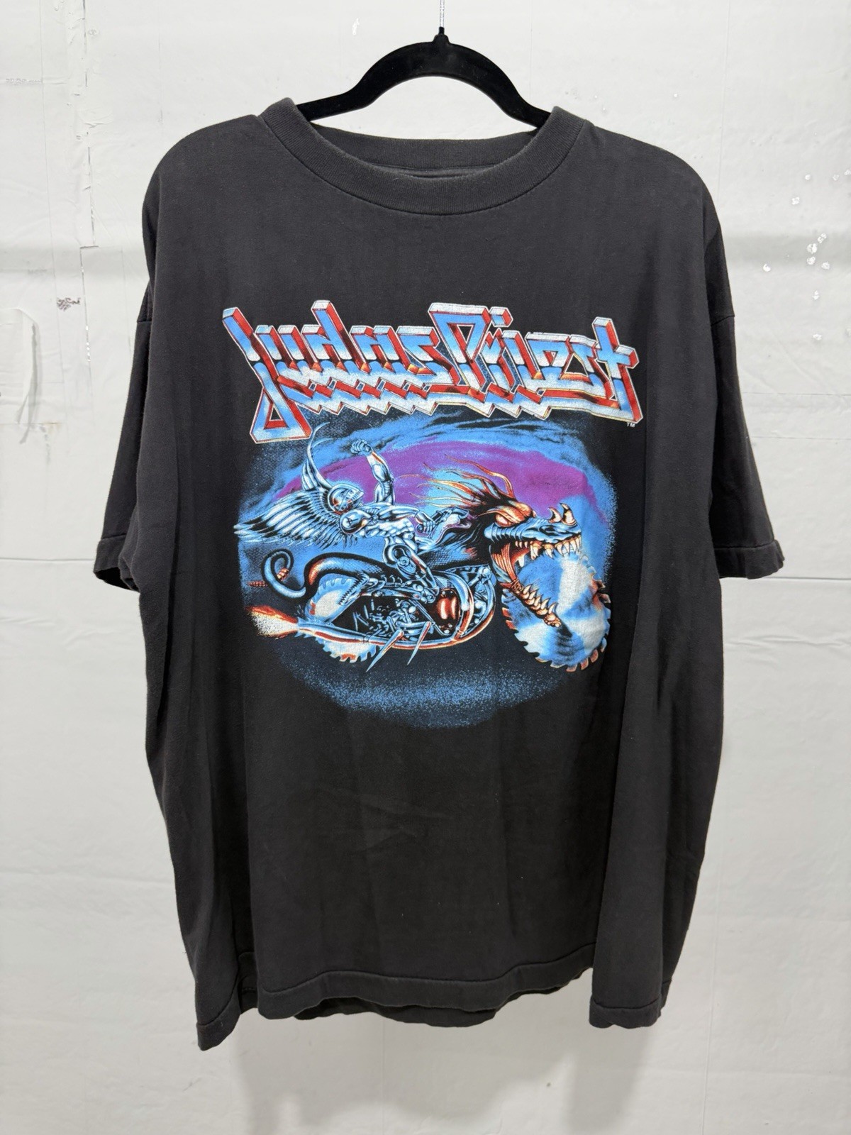 Vintage Judas Priest Shirt XL PAINKILLER World Tour 1991 Europe Dates Back Vintage Judas Priest Shirt XL PAINKILLER World Tour 1991 Europe Dates Back