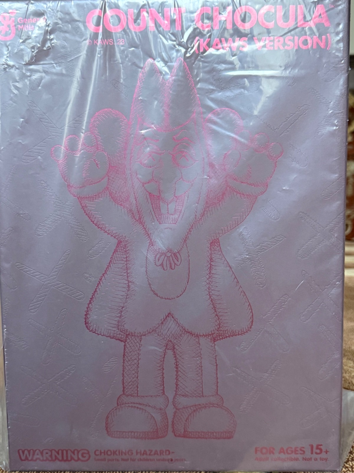 KAWS x General Mills Cereal Monster Count Chocula Figure - Sealed KAWS x General Mills Cereal Monster Count Chocula Figure - Sealed