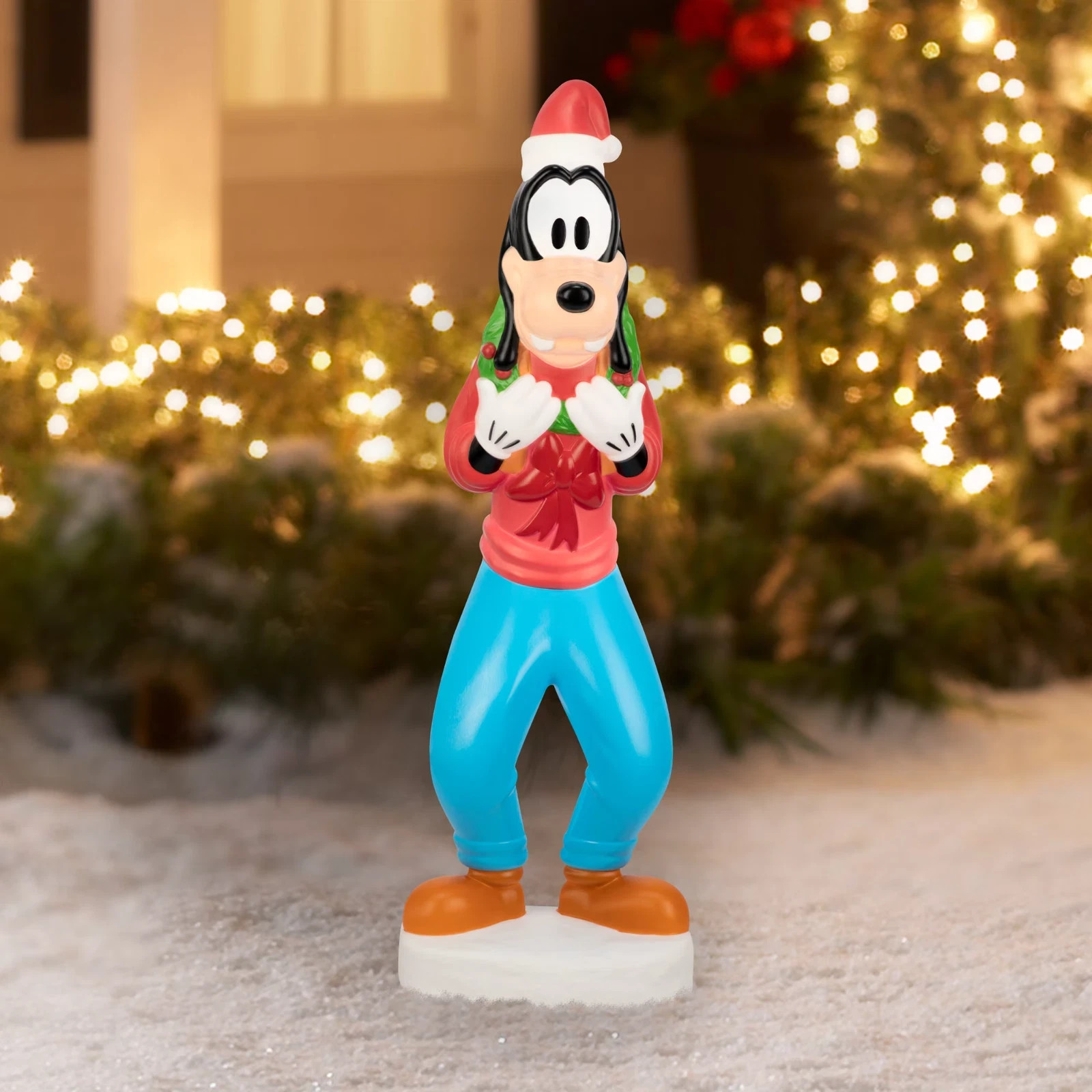Disney Goofy Christmas Blow Mold Light Up Holiday Decor Gemmy 2026 Disney Goofy Christmas Blow Mold Light Up Holiday Decor Gemmy 2026