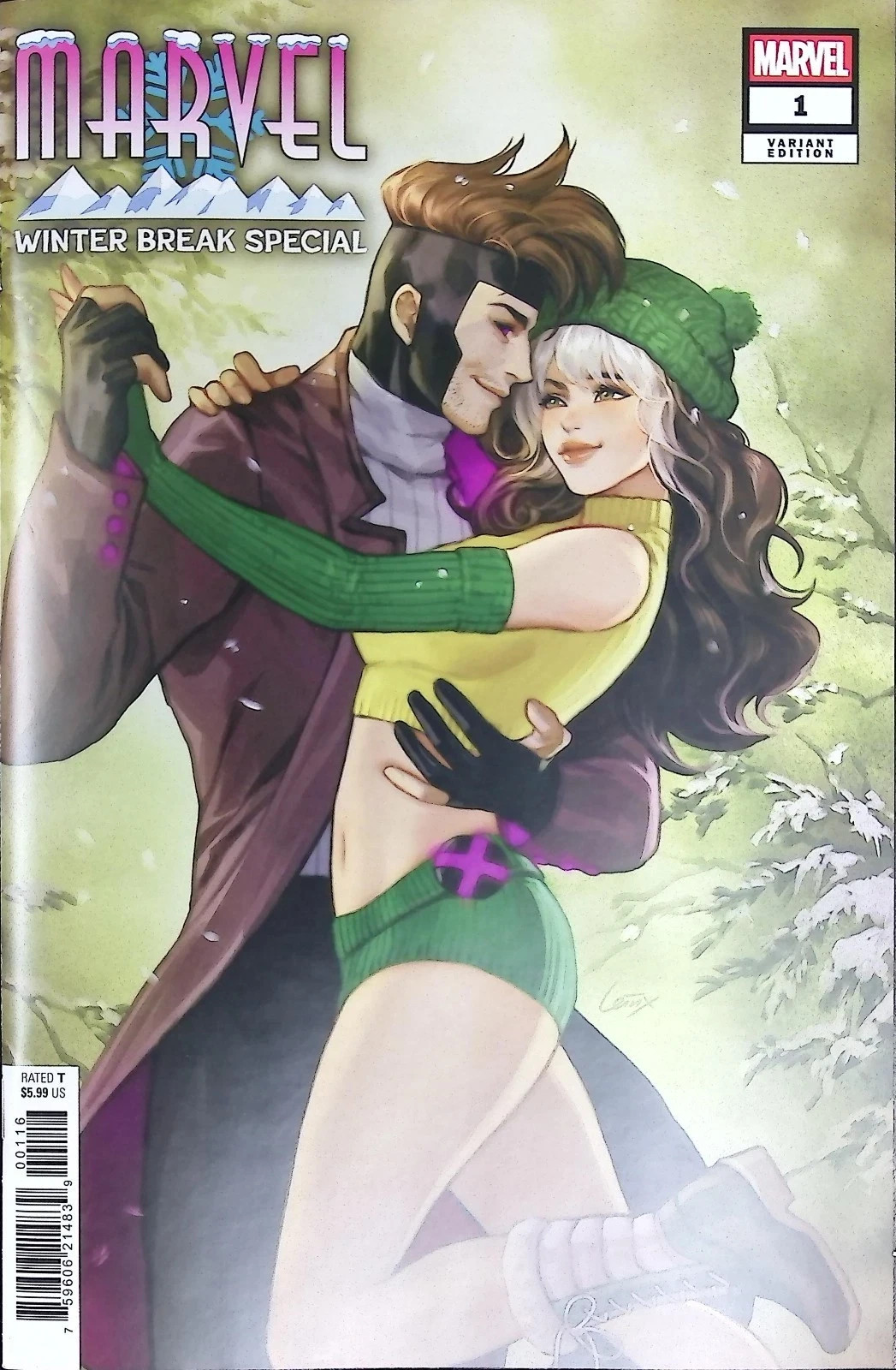 Marvel Winter Break Special #1 1:25 Leirix Variant Rogue & Gambit Marvel Winter Break Special #1 1:25 Leirix Variant Rogue & Gambit
