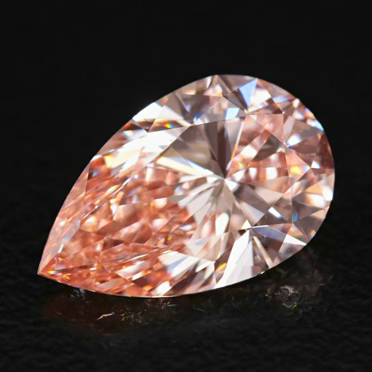 IGI 4.09ct Lab-Grown Pear Diamond Excellent Cut Fancy Intense Pink VS1 IGI 4.09ct Lab-Grown Pear Diamond Excellent Cut Fancy Intense Pink VS1