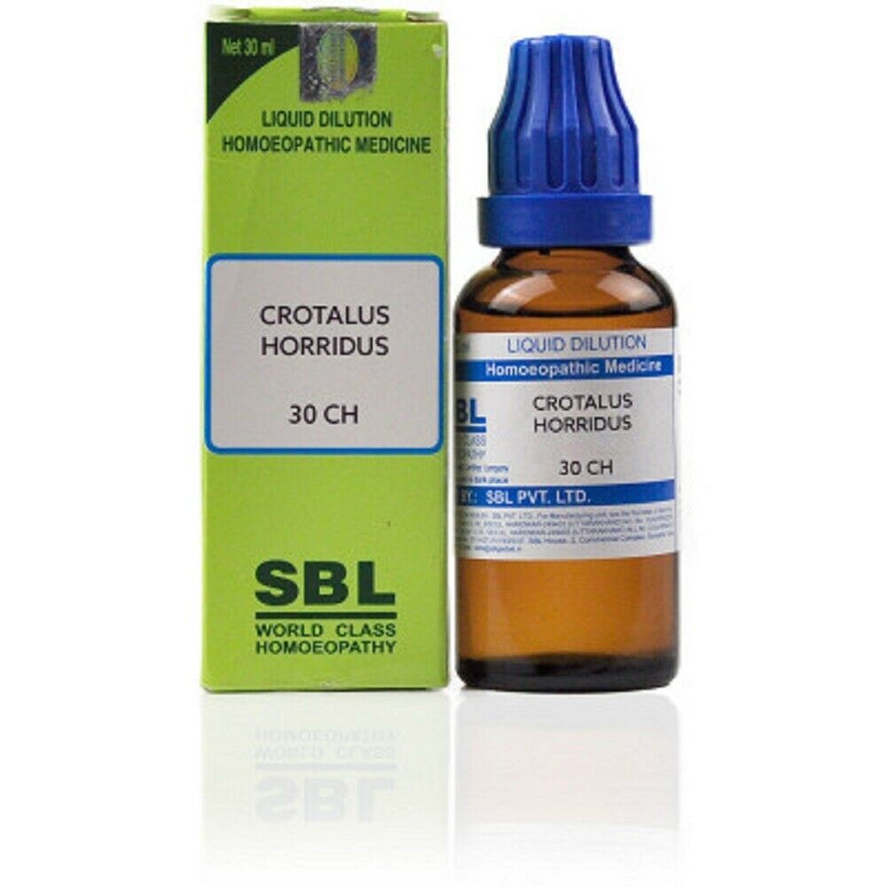 SBL Homeopathic Crotalus Horridus(30 ML) (Select Potency)