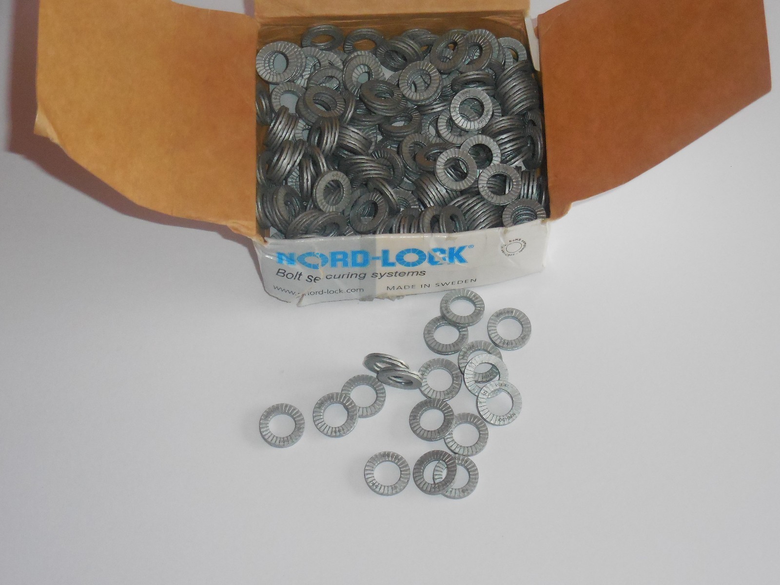 (10 PAIRS) NEW NORD-LOCK NL6 (M6) VIBRATION PROOF LOCK WASHERS (10 PAIRS) NEW NORD-LOCK NL6 (M6) VIBRATION PROOF LOCK WASHERS