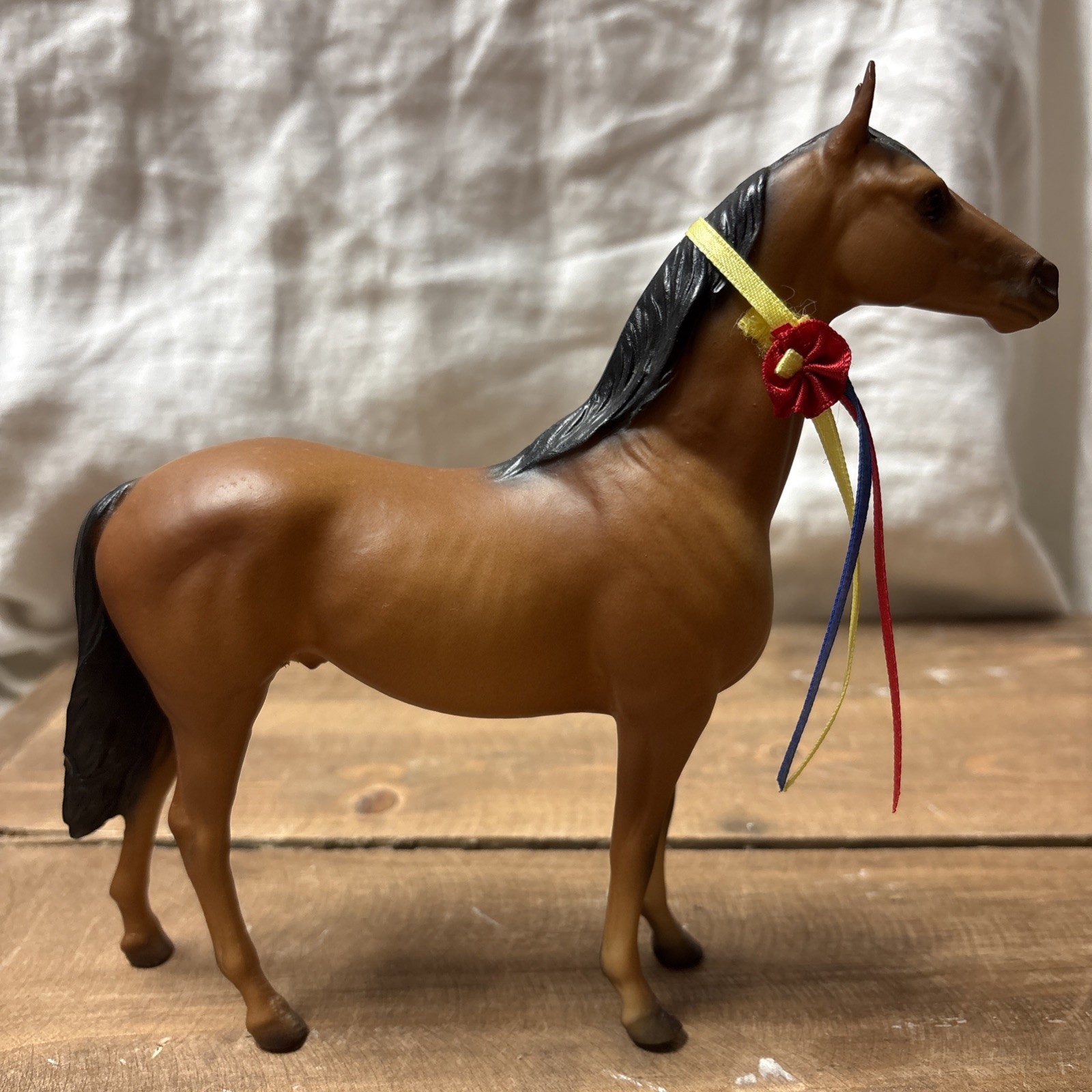 Vtg BREYER Model Horse Tumbleweed B Ranch Ribbon Bay Man O War Mold #288