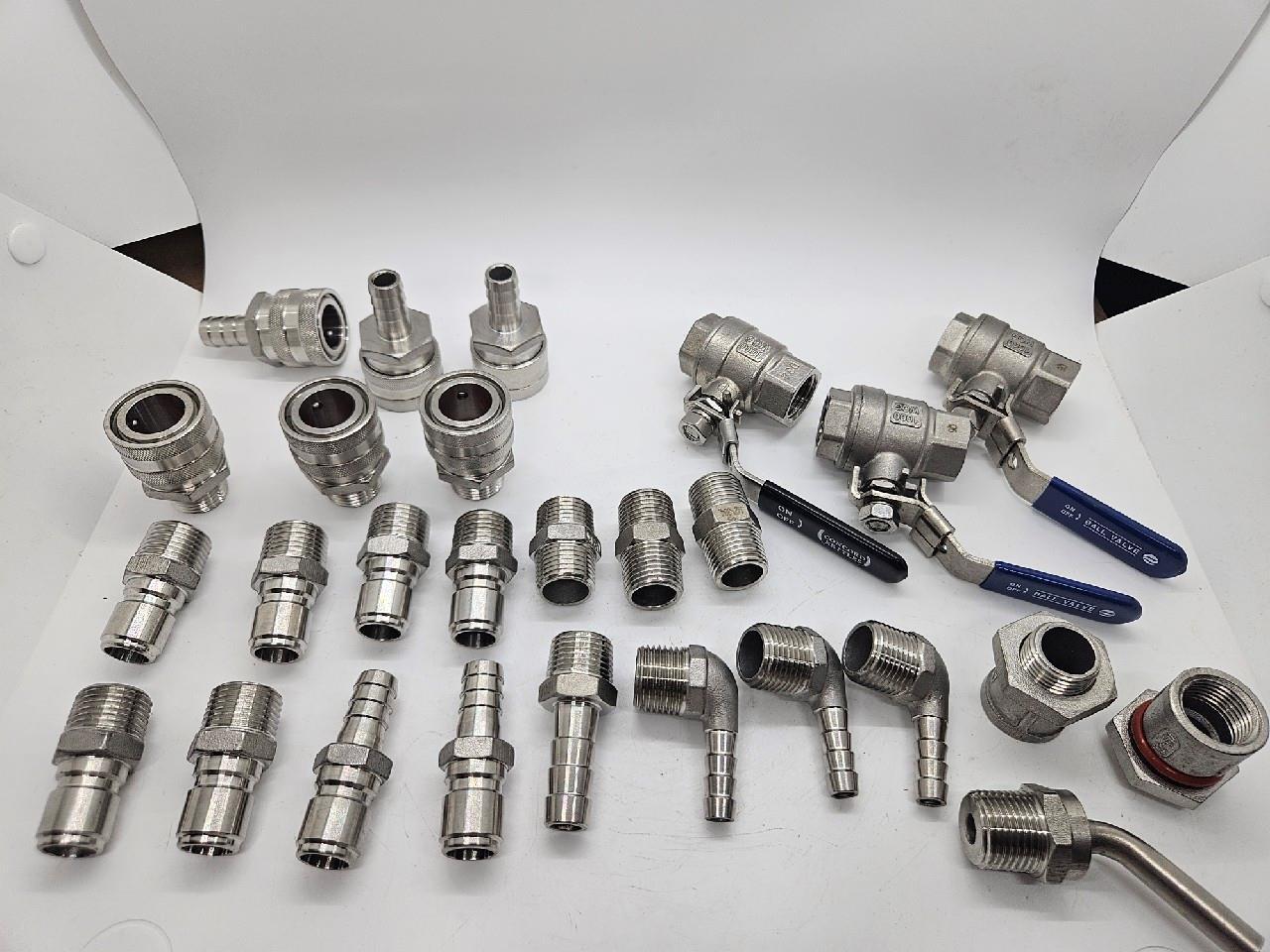 27 Pcs Stainless Fittings LOT 1/2\
