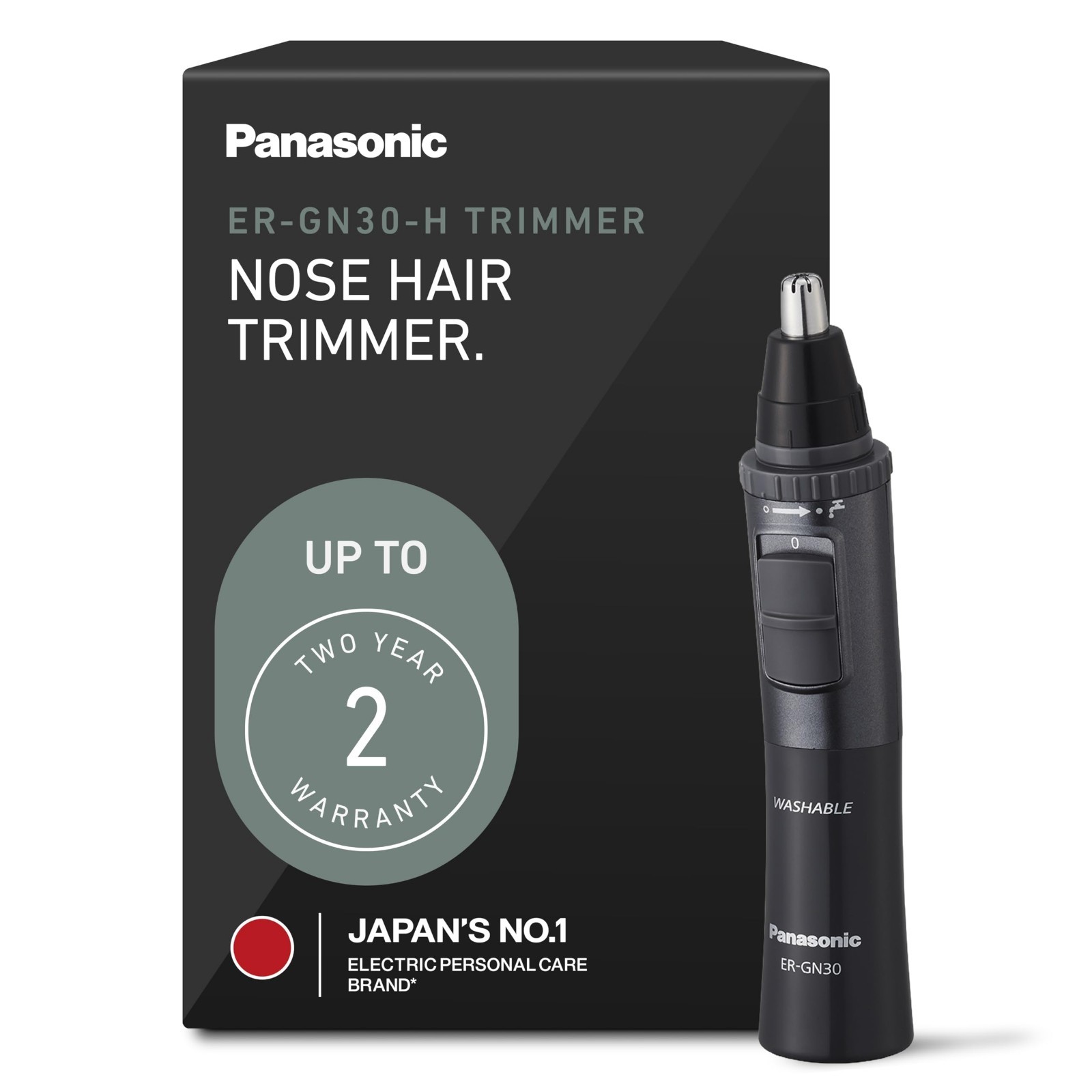 Panasonic ER-GN30-H Nose & Ear Hair Trimmer Wet/Dry Dual Edge Blade for Men Panasonic ER-GN30-H Nose & Ear Hair Trimmer Wet/Dry Dual Edge Blade for Men