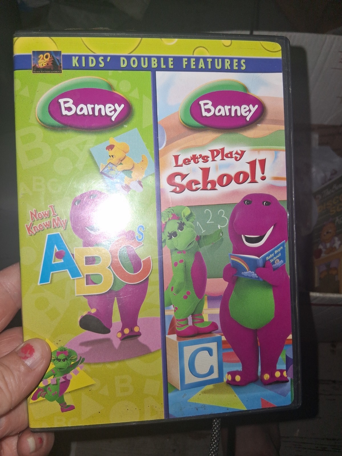 Barney Double Feature Now I know my ABCs and let\'s play school Barney Double Feature Now I know my ABCs and let\'s play school