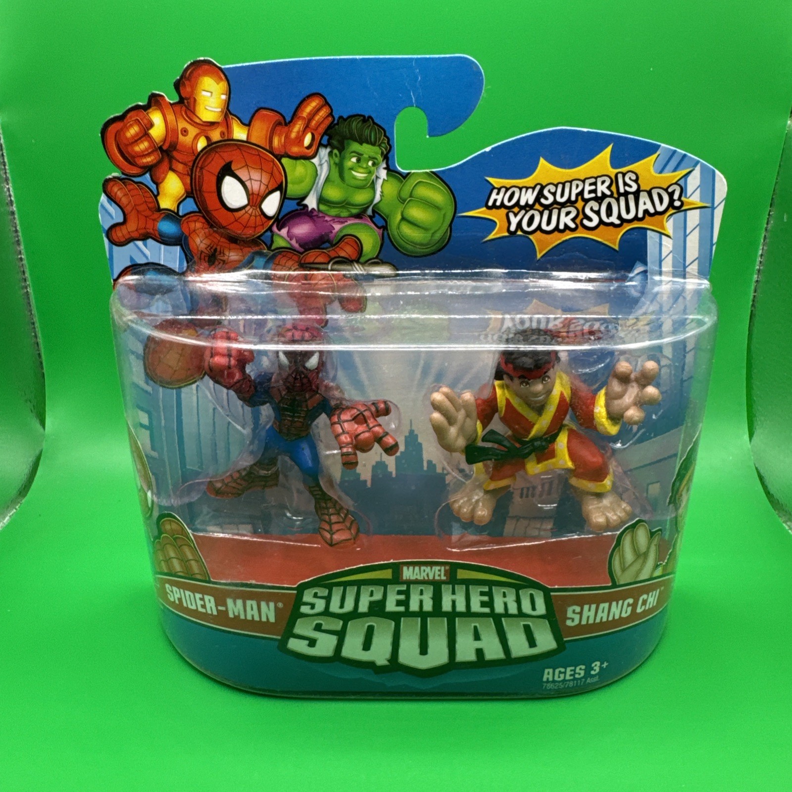 Hasbro Marvel Super Hero Squad Spider-Man & Shang Chi 2 Pack