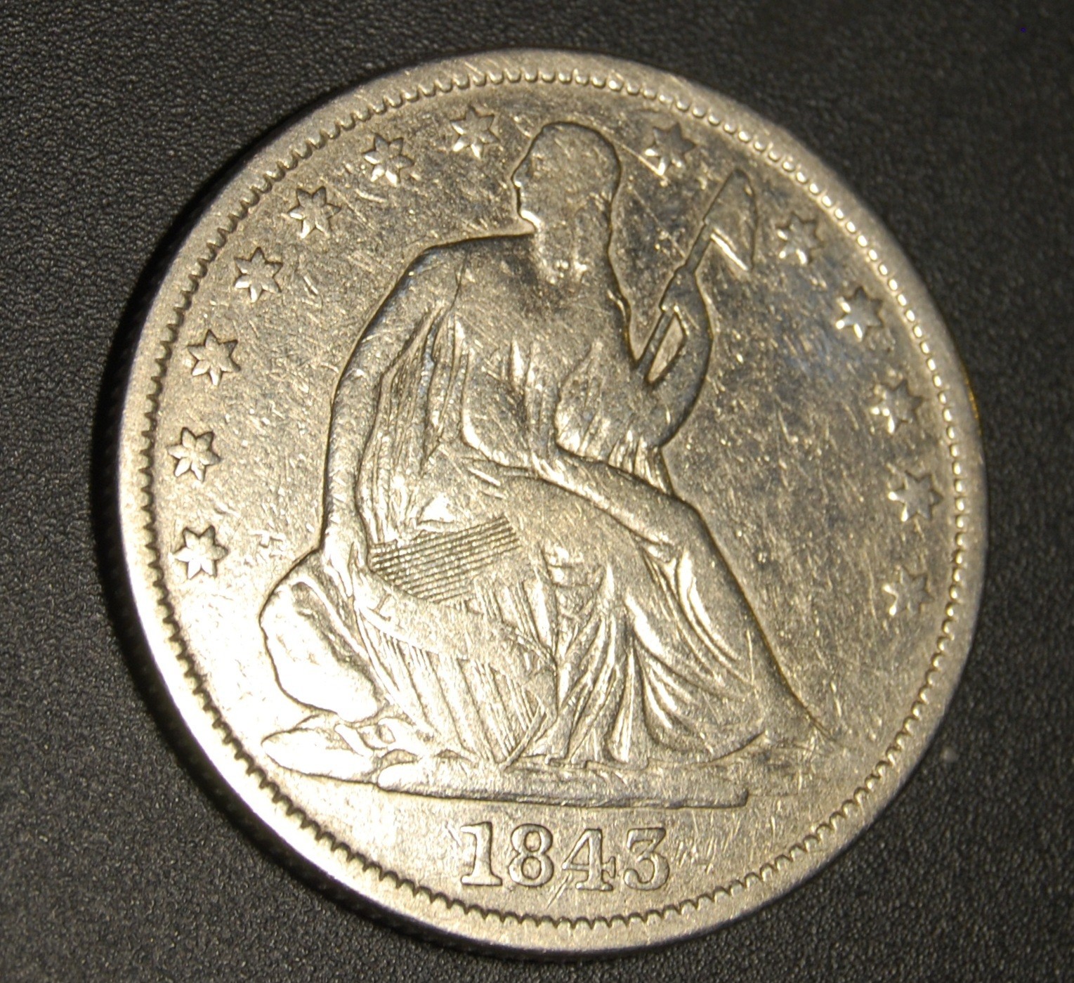 1843 o Seated Liberty Half Dollar 1843 o Seated Liberty Half Dollar