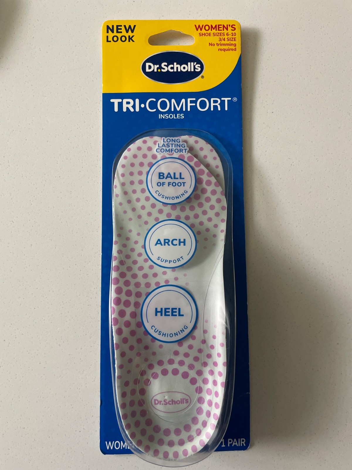 dr scholls tri comfort insoles women size 6-10 no trimming arch support dr scholls tri comfort insoles women size 6-10 no trimming arch support