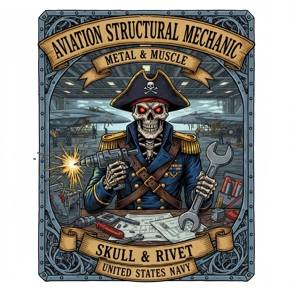 Aviation Structural Mechanic NAVAIR USN Navy Sailor Gift Prior Service 4