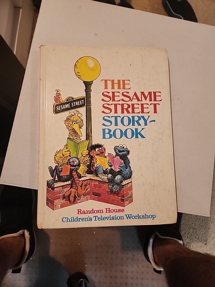 Vintage Sesame Street Storybook Jim Henson Muppets Random House 1971 Book HB