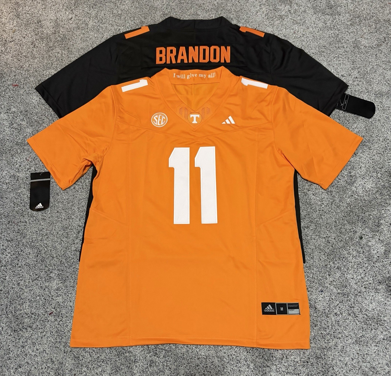 NEW Faizon Brandon Tennessee Volunteers #11 Jersey SHIPS FAST