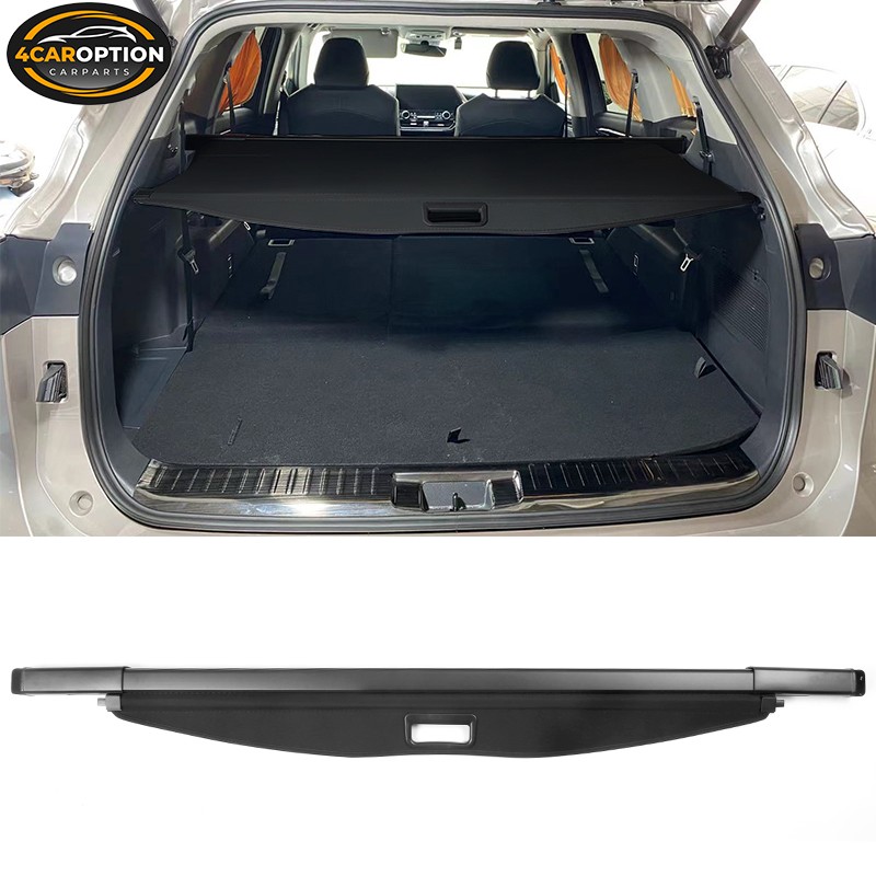 Fit 20-26 Highlander Texture Style Rear Cargo Security Trunk Cover Retractable