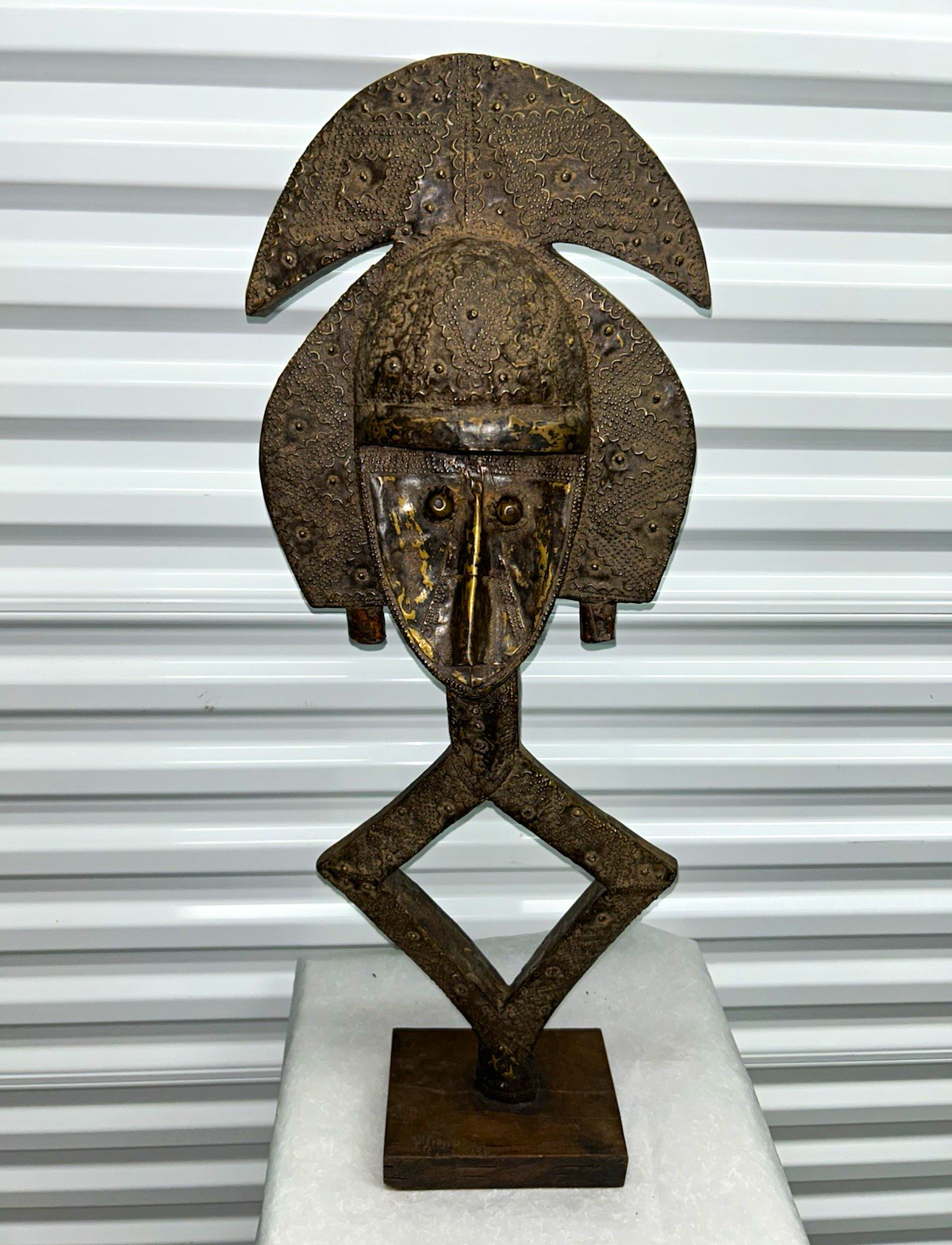 Handcrafted Bakota Mbulu Ngulu Statue-Message Choice