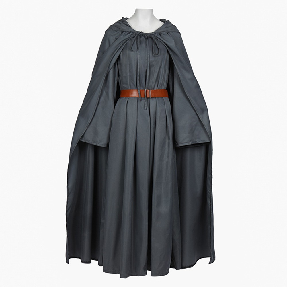 Gandalf Grey Outfit Cloak Hat Cosplay Costume Halloween Carnival Party Suit Men Gandalf Grey Outfit Cloak Hat Cosplay Costume Halloween Carnival Party Suit Men