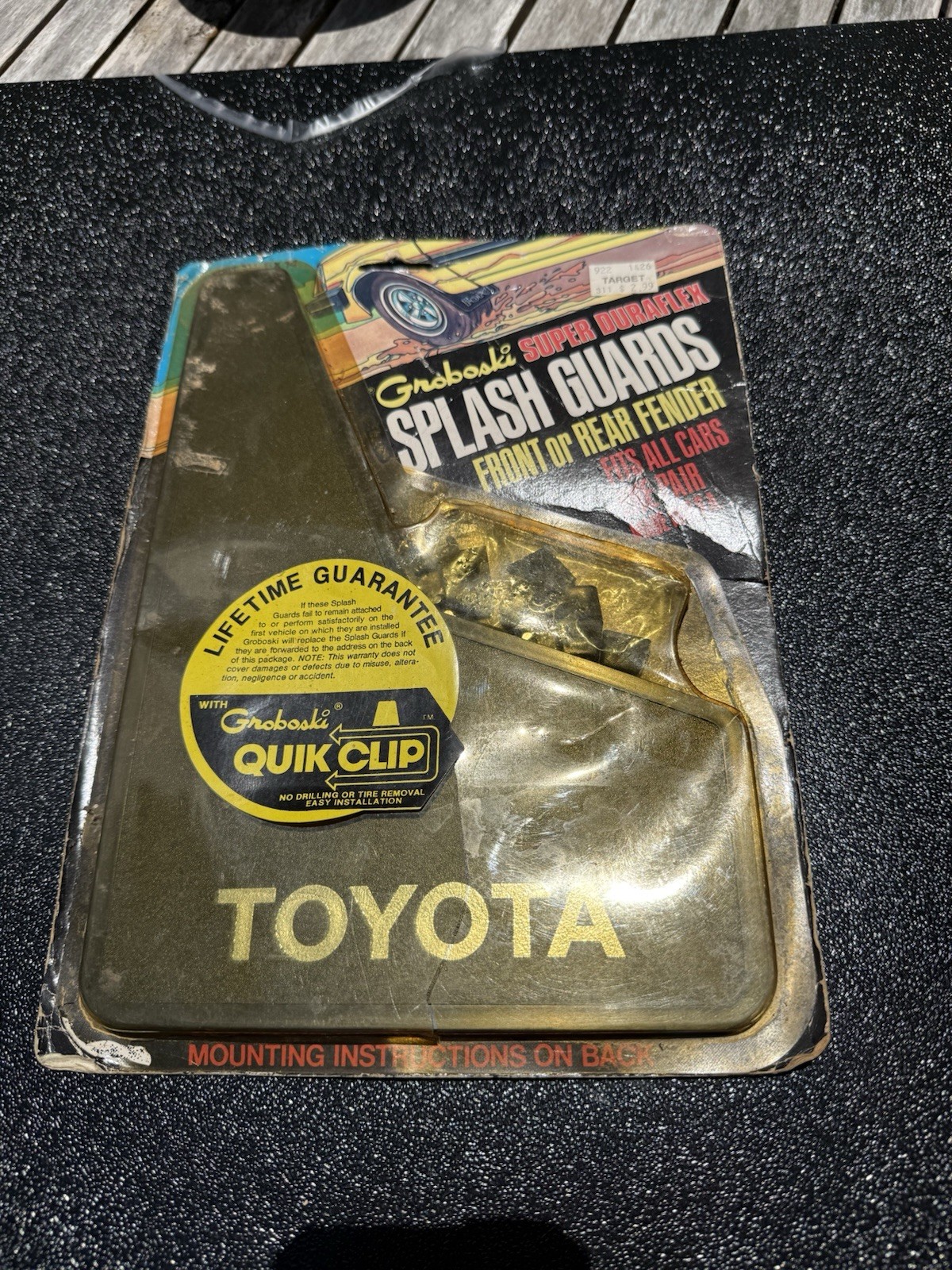 Pair of Vintage Groboski Super Duraflex Splash Guards Toyota NOS 