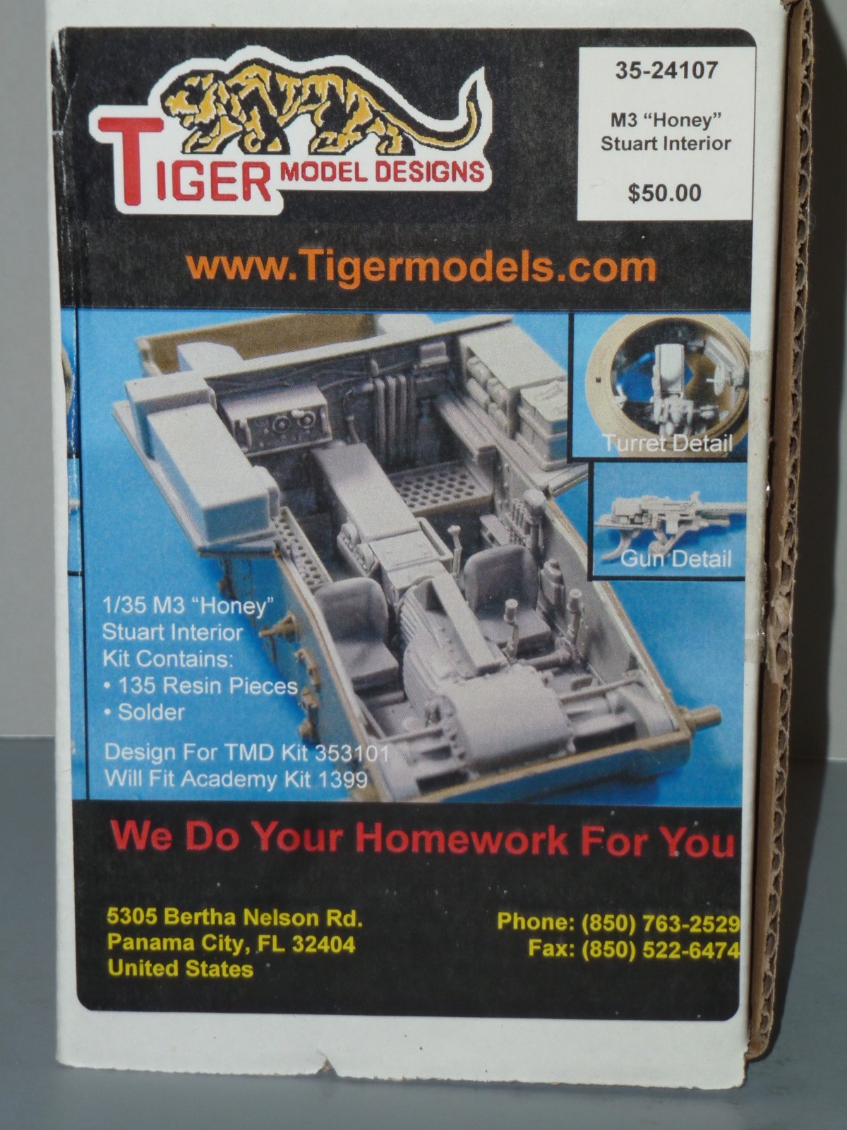 TIGER MODEL DESIGNS 1/35 RESIN M3 HONEY STUART INTERIOR for TMD & ACADEMY TIGER MODEL DESIGNS 1/35 RESIN M3 HONEY STUART INTERIOR for TMD & ACADEMY