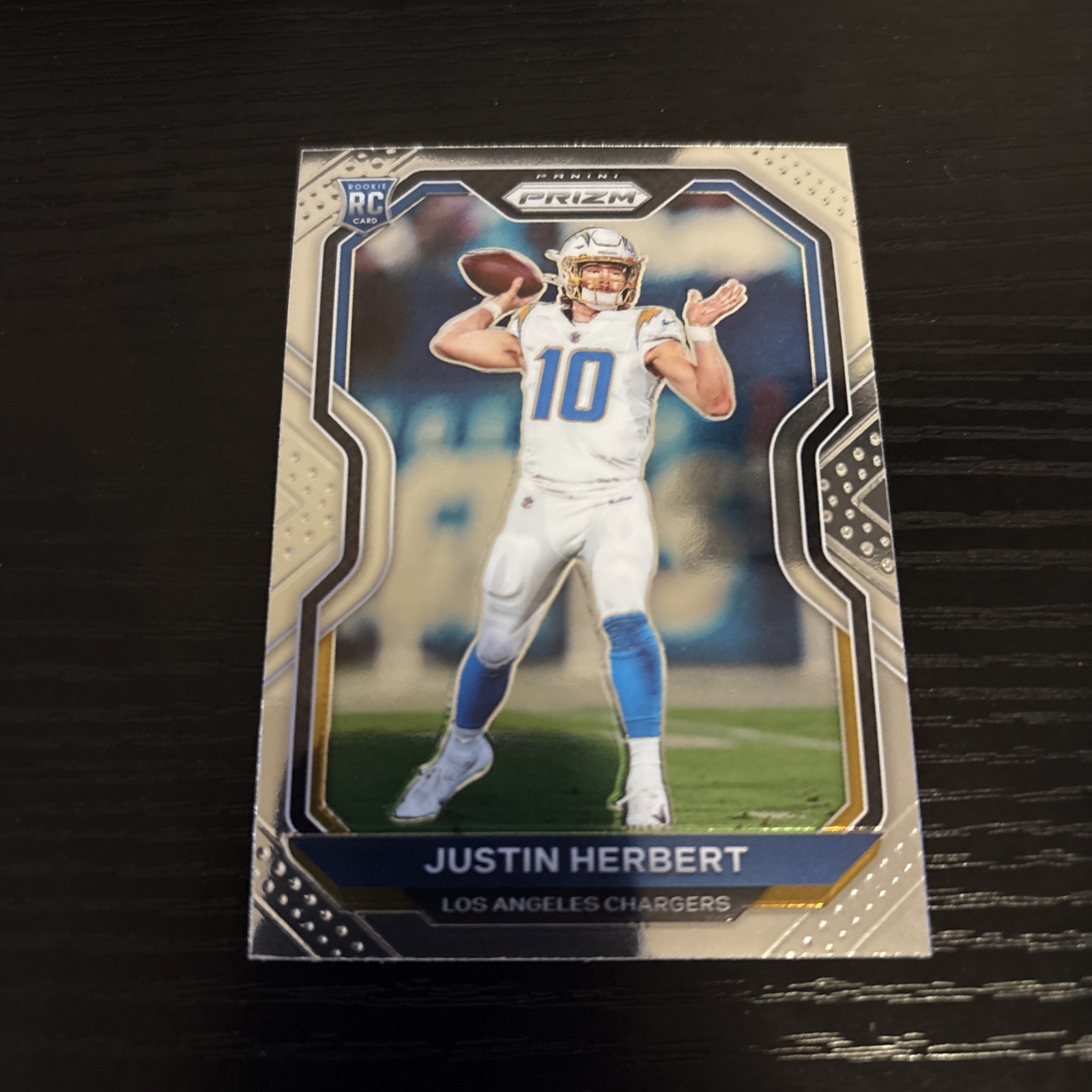JUSTIN HERBERT 2020 PANINI PRIZM #325 ROOKIE RC CHARGERS