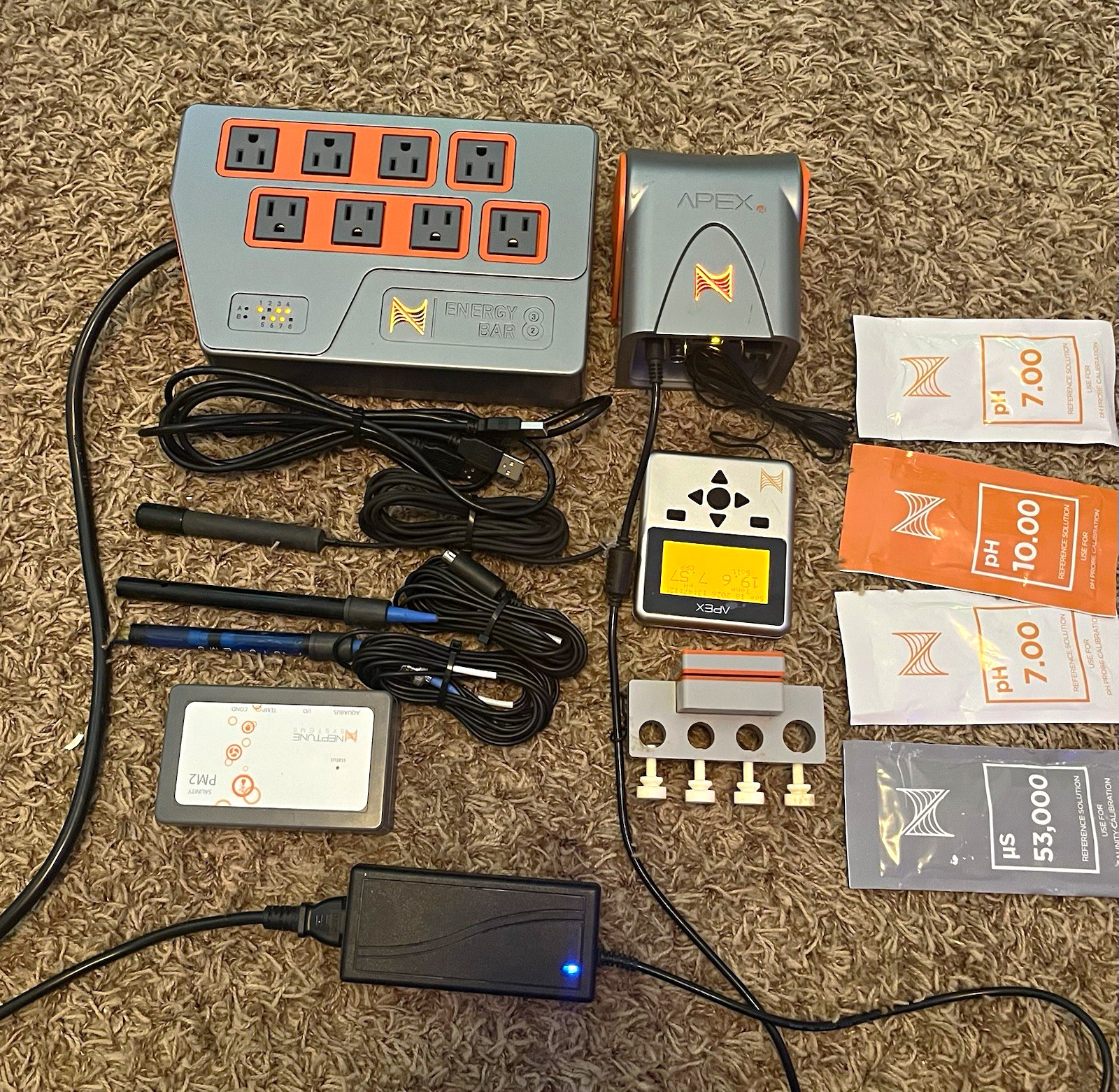 Neptune Systems Apex Digital Aquarium Controller w/ Energy Bar 8, pH Probes Neptune Systems Apex Digital Aquarium Controller w/ Energy Bar 8, pH Probes