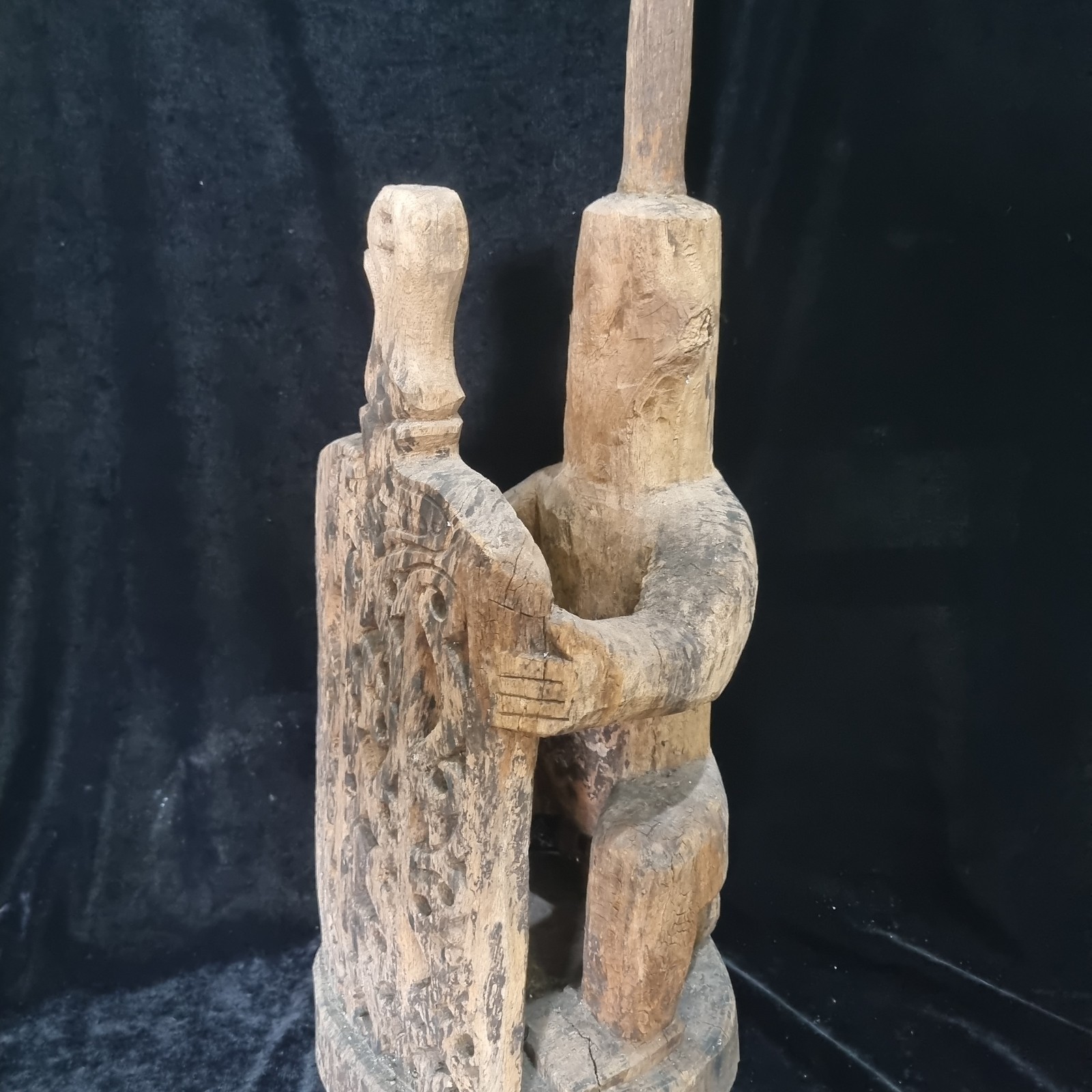 Korwar Skull ancestor Wood Sculpture Tribal Art Geelvink Yapen Island Papua NPG
