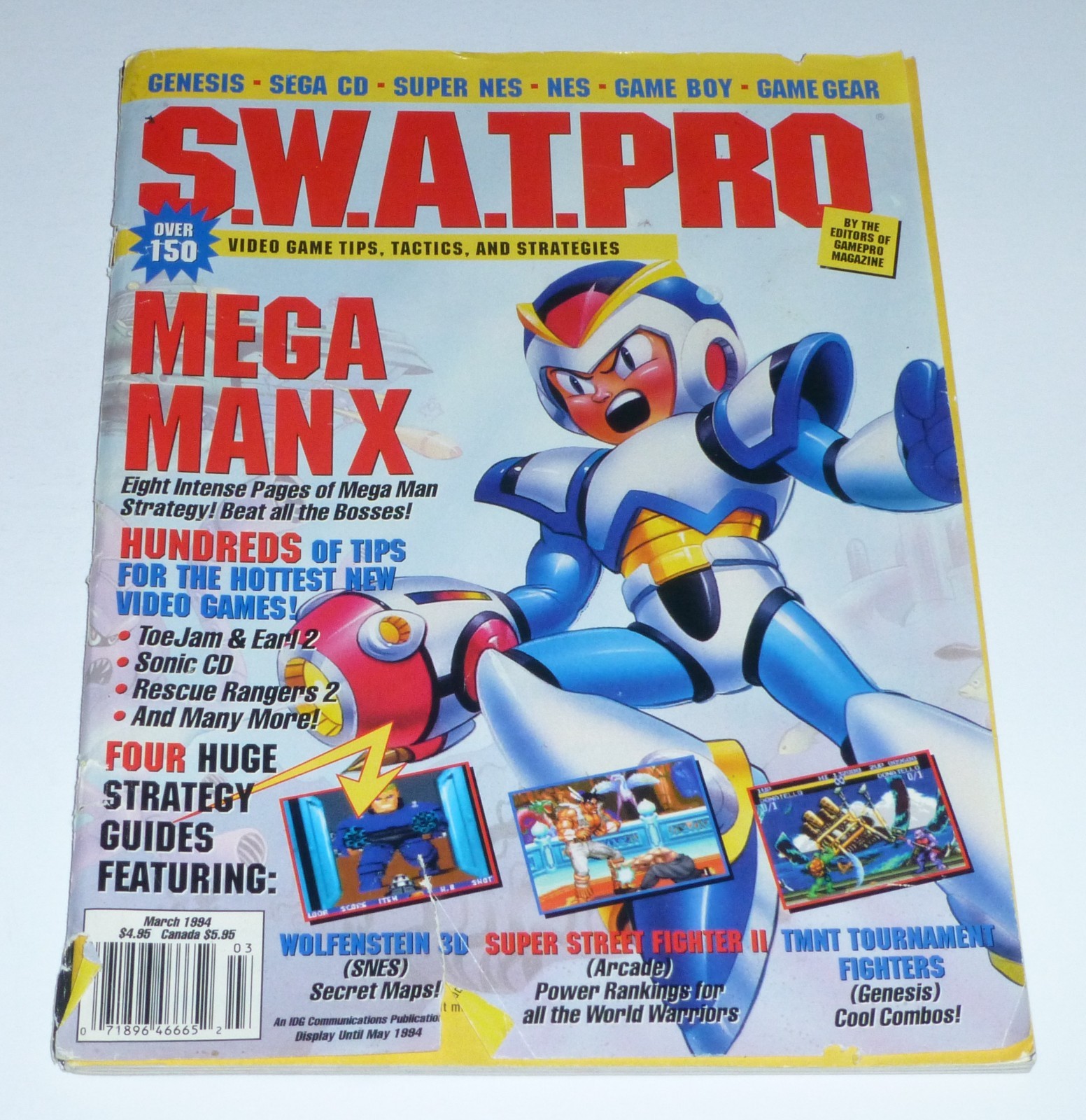 S.W.A.T. Pro Magazine - Issue 15, March 1994, Mega Man X, Swatpro S.W.A.T. Pro Magazine - Issue 15, March 1994, Mega Man X, Swatpro