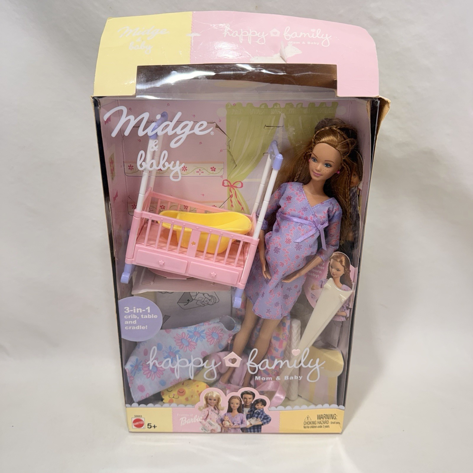 Barbie Happy Family Midge And Baby Doll Happy Family 2002 Crib Pregnant Barbie Happy Family Midge And Baby Doll Happy Family 2002 Crib Pregnant