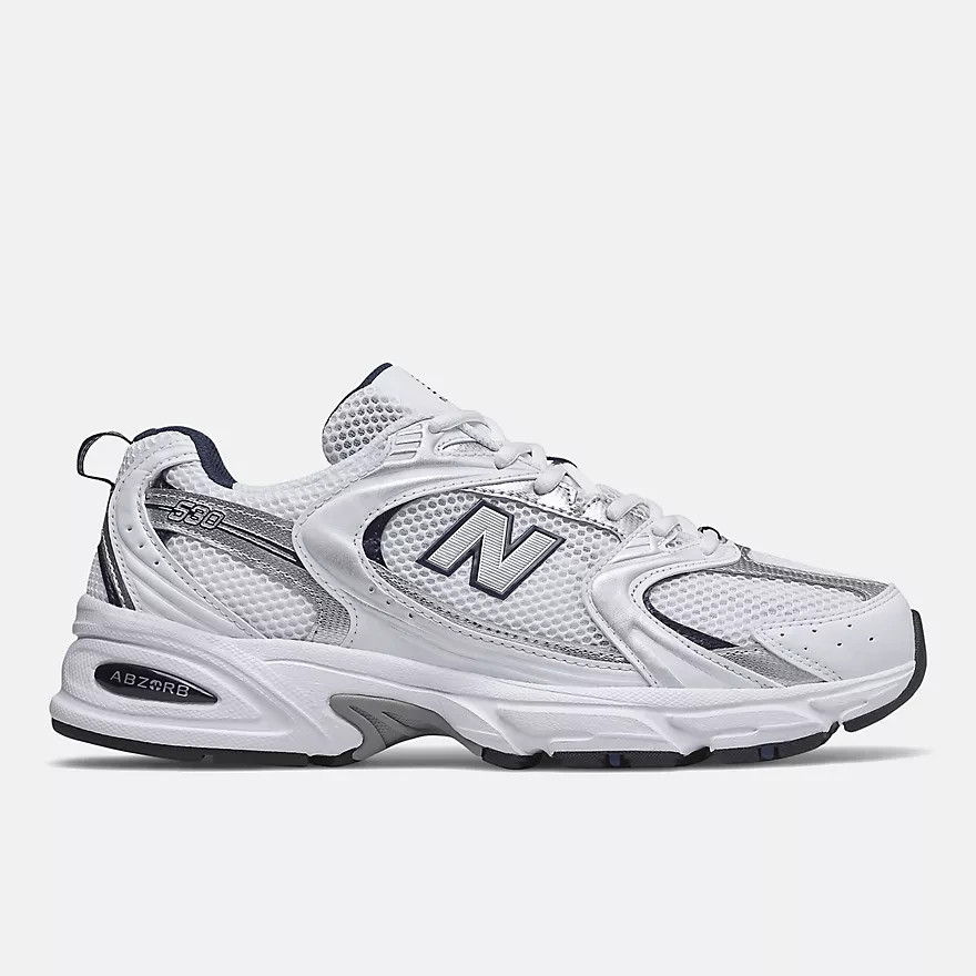 🔥NO IMPORT FEE NewBalance530 Classics Unisex's Shoes White/Natural Indigo, NEW