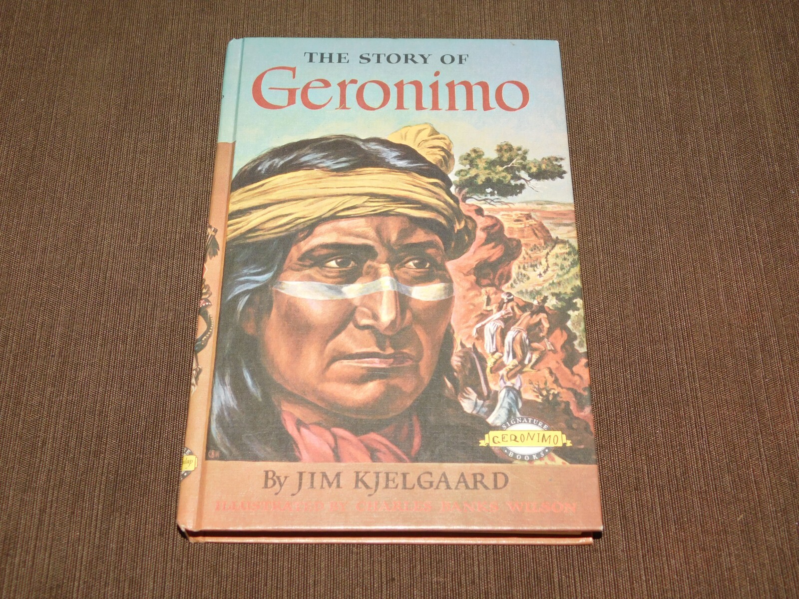 VINTAGE 1958 THE STORY OF GERONIMO  BOOK