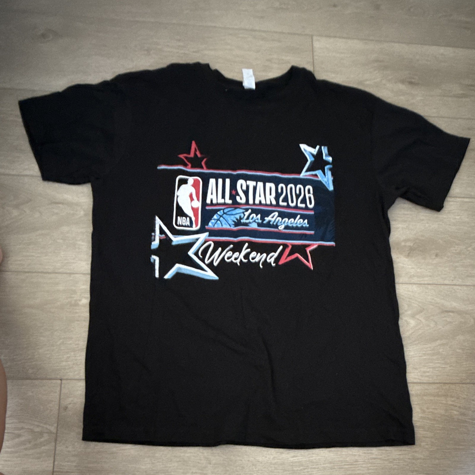 NBA 2026 All Star T Shirt Black Sz medium