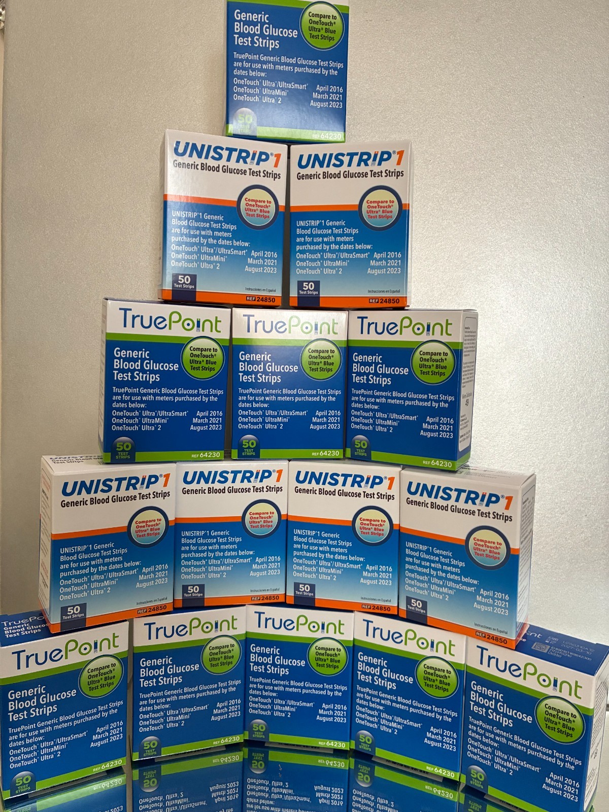 TRUE POINT - UNISTRIP 1 Blood Glucose Strips 1000 Qty. 04/2028