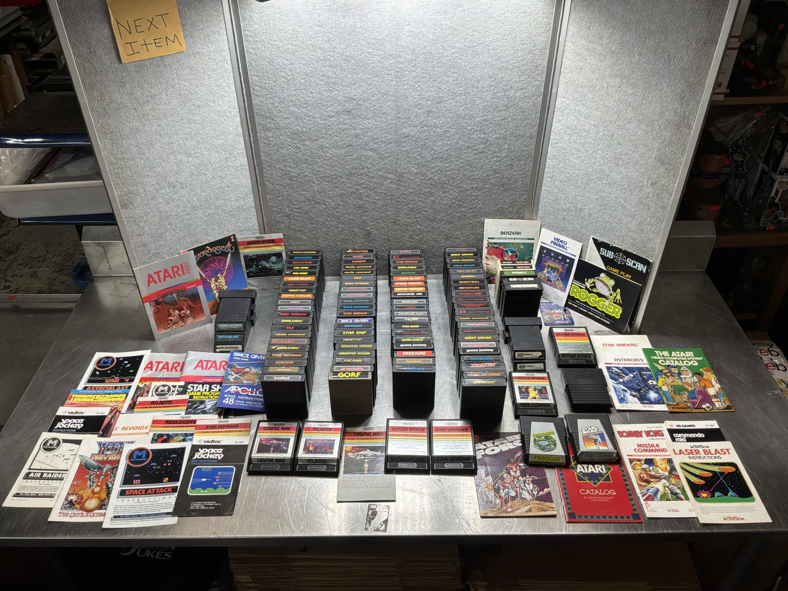 Lot of 103 Vintage Atari Games & More Lot of 103 Vintage Atari Games & More