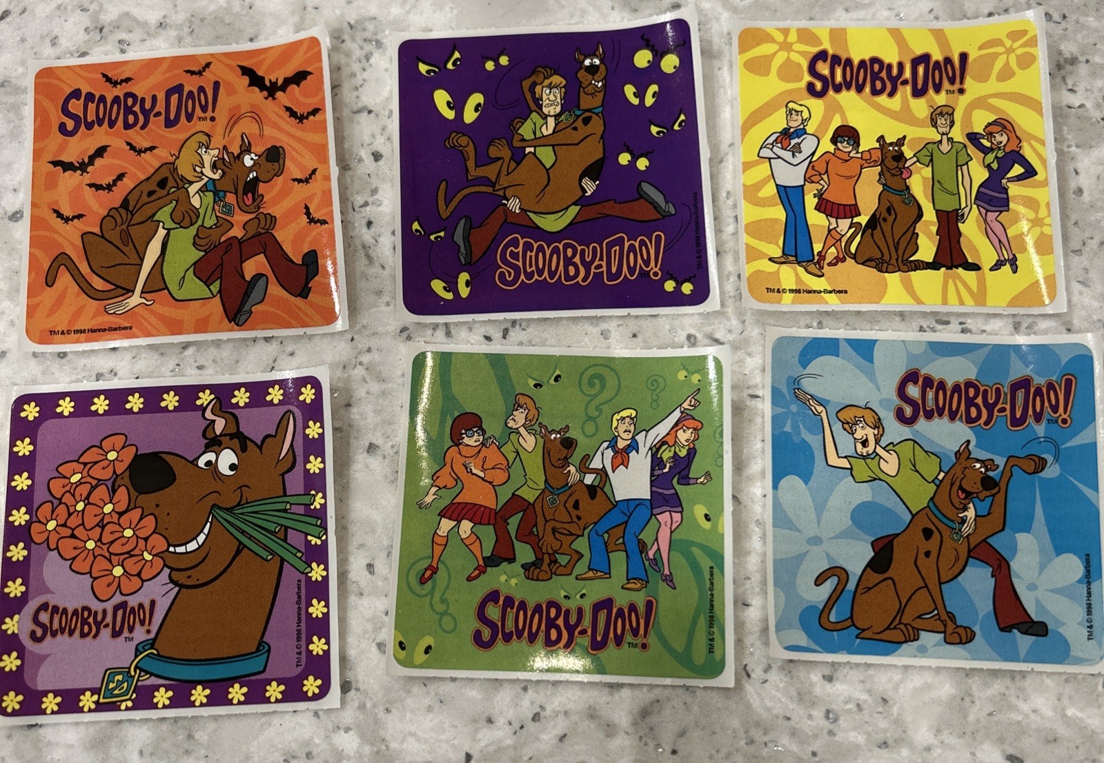 Smile Makers Scooby Doo Stickers Lot of 6 Vintage 1998 Never Used Smile Makers Scooby Doo Stickers Lot of 6 Vintage 1998 Never Used