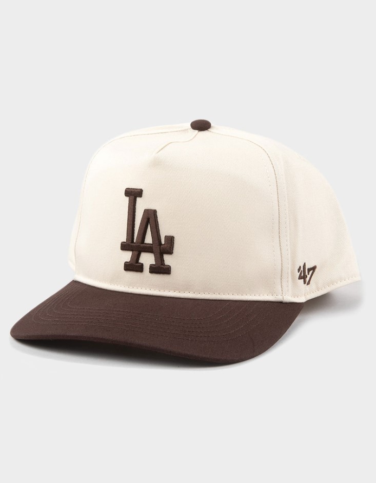 Los Angeles Dodgers Two Tone '47 Hitch Snapback Hat BROWN