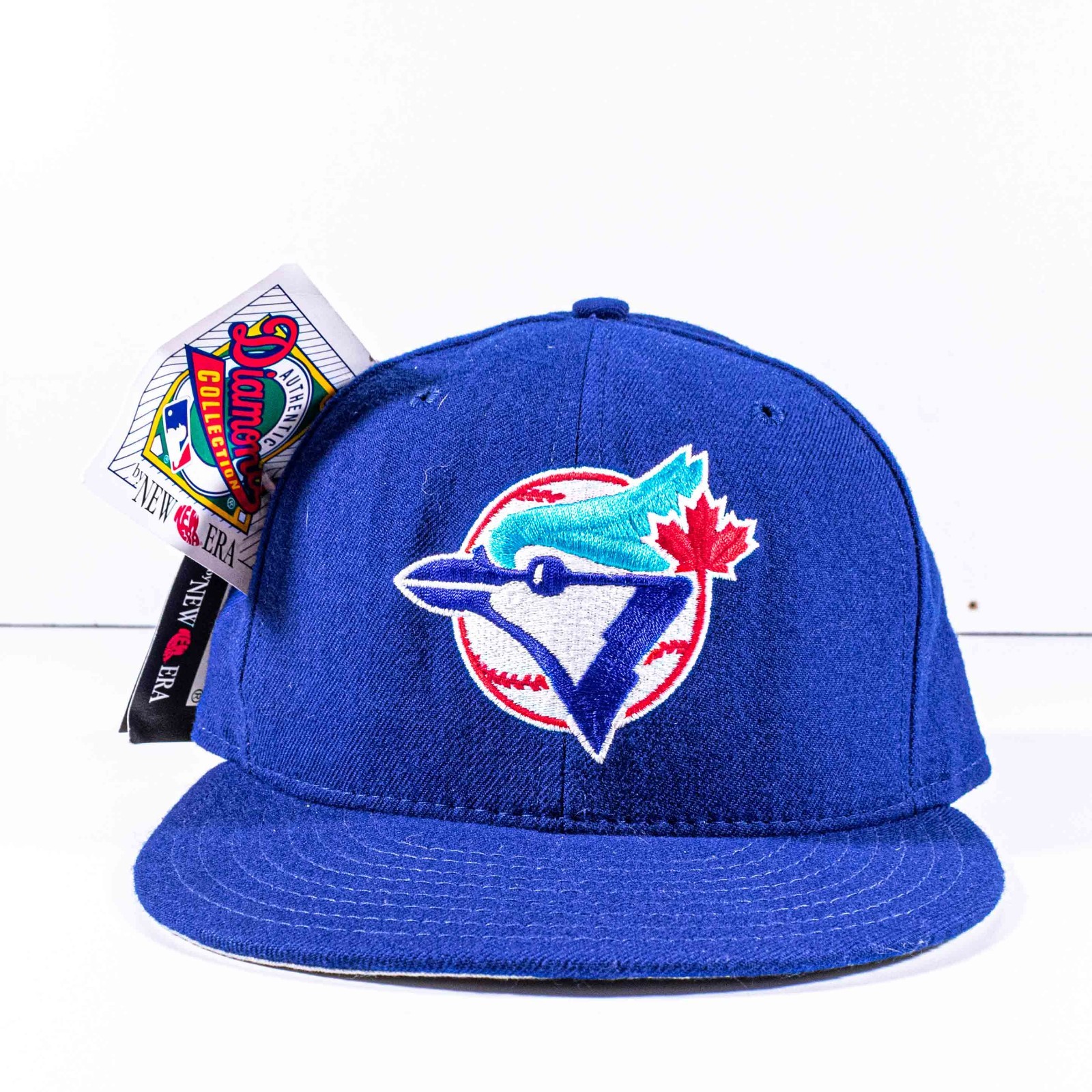 Vintage Toronto Blue Jays New Era Fitted Hat 6 5/8 Diamond Collection USA Wool