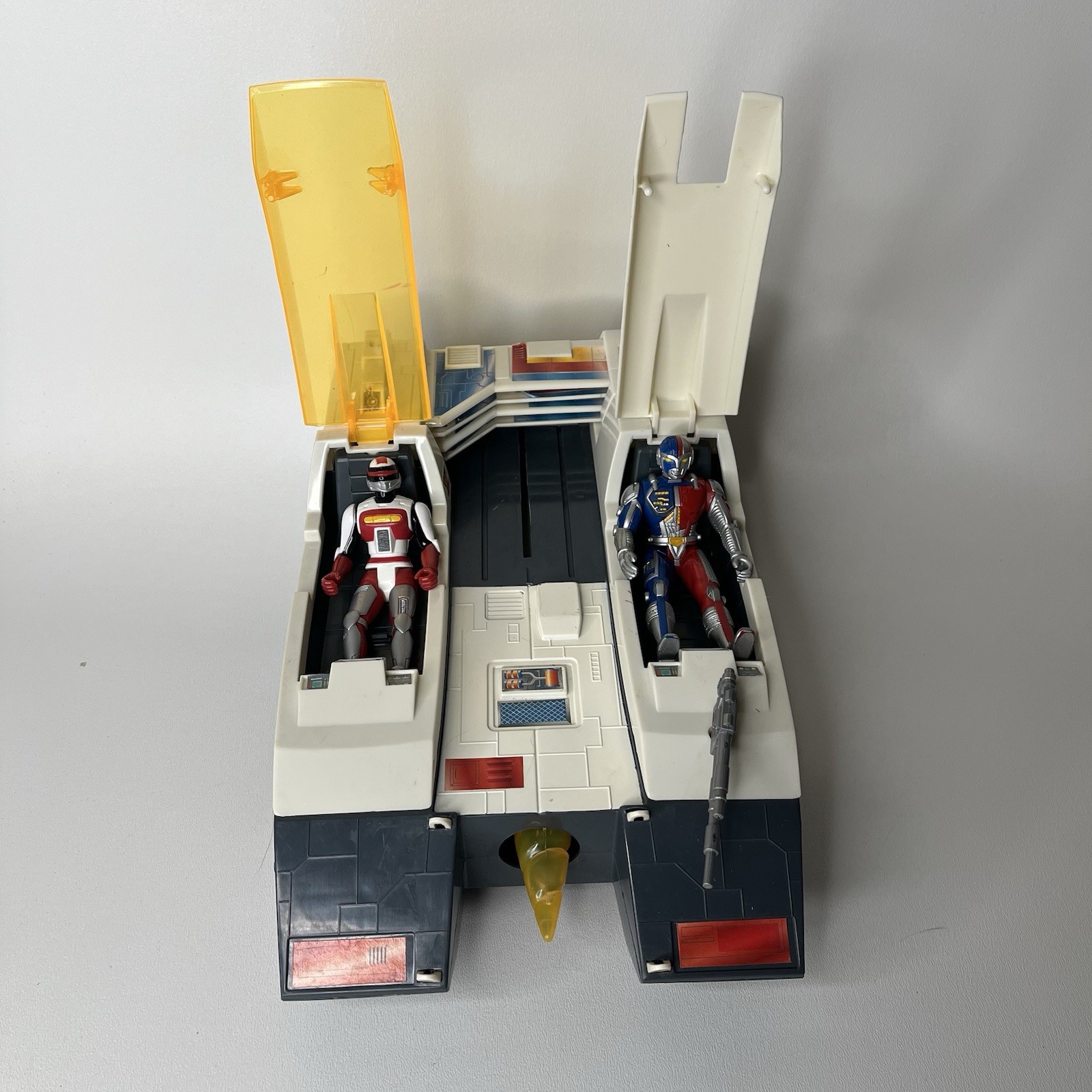 Vtg Saban's VR Troopers VR Battle Cruiser & 2 Action Figures Kenner 1995 Vtg Saban's VR Troopers VR Battle Cruiser & 2 Action Figures Kenner 1995