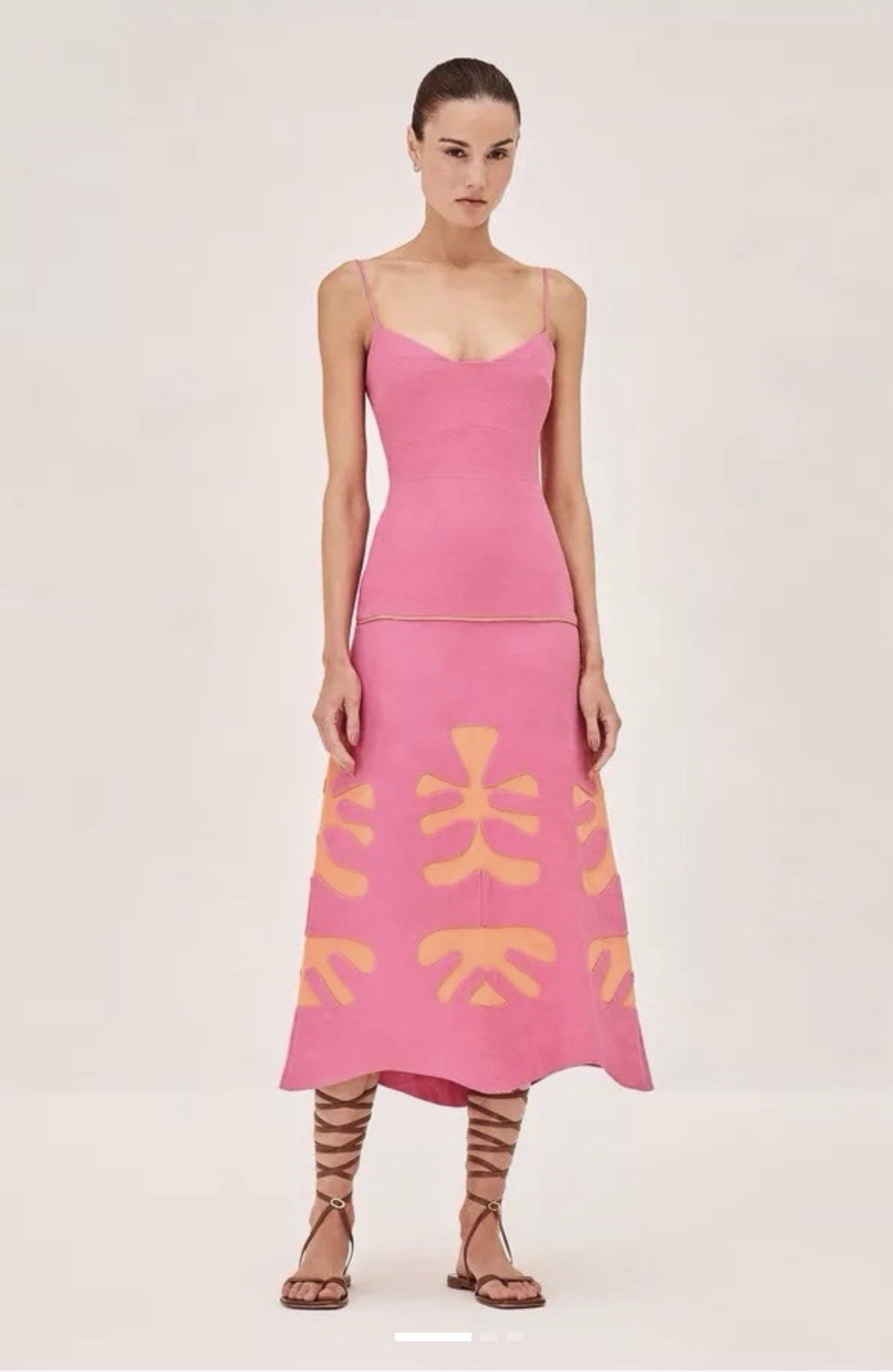 Alexis Nalory Midi dress Hibiscus L Alexis Nalory Midi dress Hibiscus L