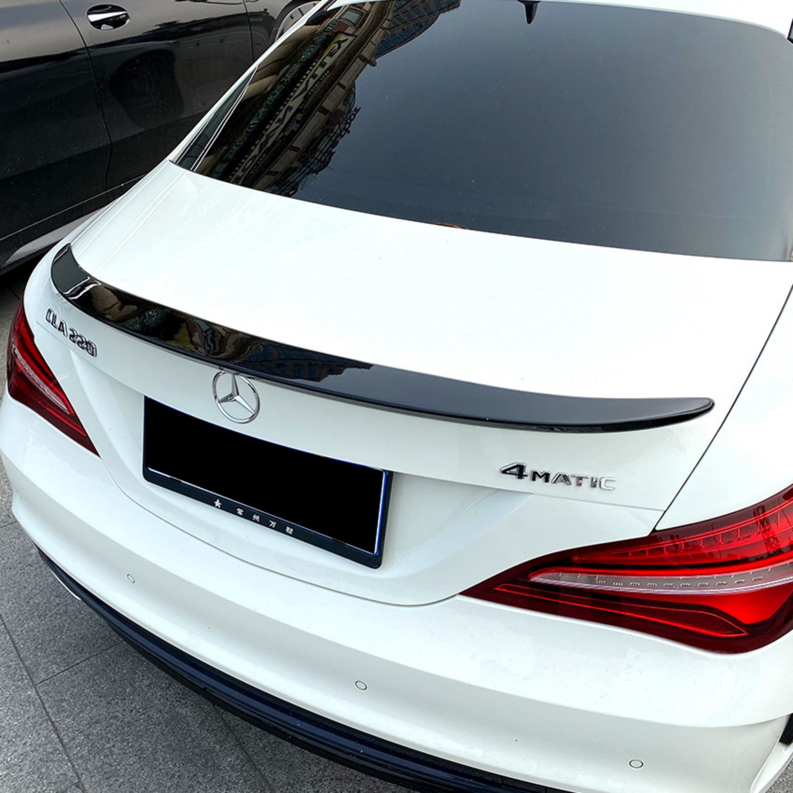 For 2013-2019 Mercedes CLA Class W117 C117 Rear Trunk Spoiler Lip Wing Black USA