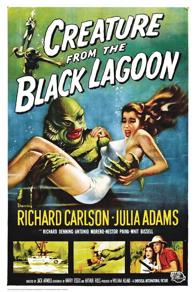 Creature from the Black Lagoon Movie Poster - 24 Creature from the Black Lagoon Movie Poster - 24