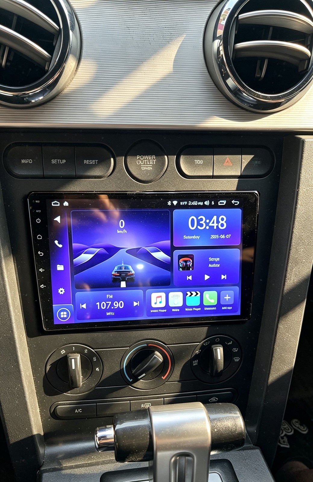 10'' Car Radio Stereo For Ford Mustang 2005-2009 Android 15 CarPlay GPS FM 64GB