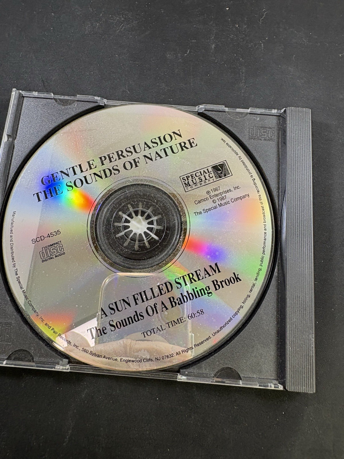 Sounds of Nature: A Sun Filled Stream by The Sounds Of Nature CD Broken Case