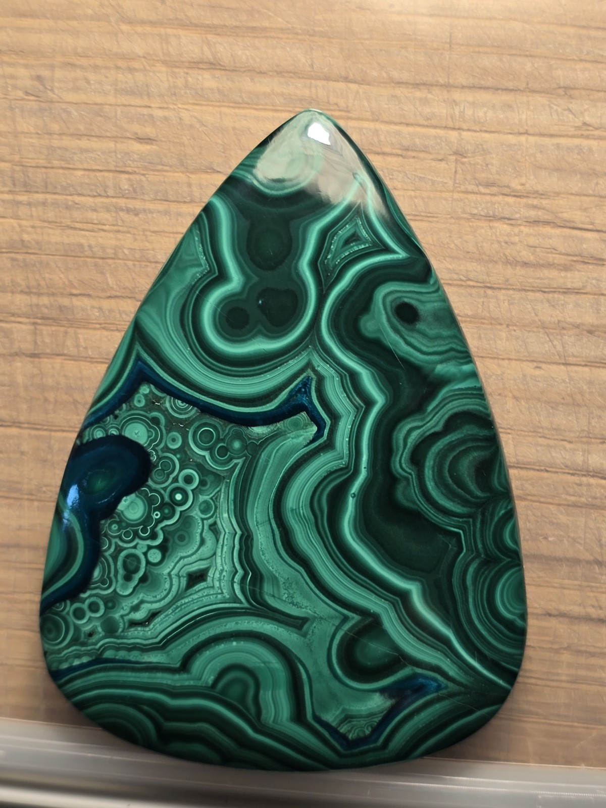 254 CT CHRYSOCOLLA MALACHITE,PEAR SHAPE 72 X53 X 5.5 MM SOLID PIECE FOR JEWELRY 254 CT CHRYSOCOLLA MALACHITE,PEAR SHAPE 72 X53 X 5.5 MM SOLID PIECE FOR JEWELRY