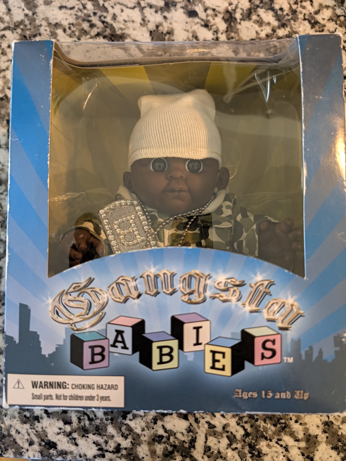 Mezco Toyz Gangsta Babies Pookie Action Figure 2008 In Box REV. REV Mezco Toyz Gangsta Babies Pookie Action Figure 2008 In Box REV. REV