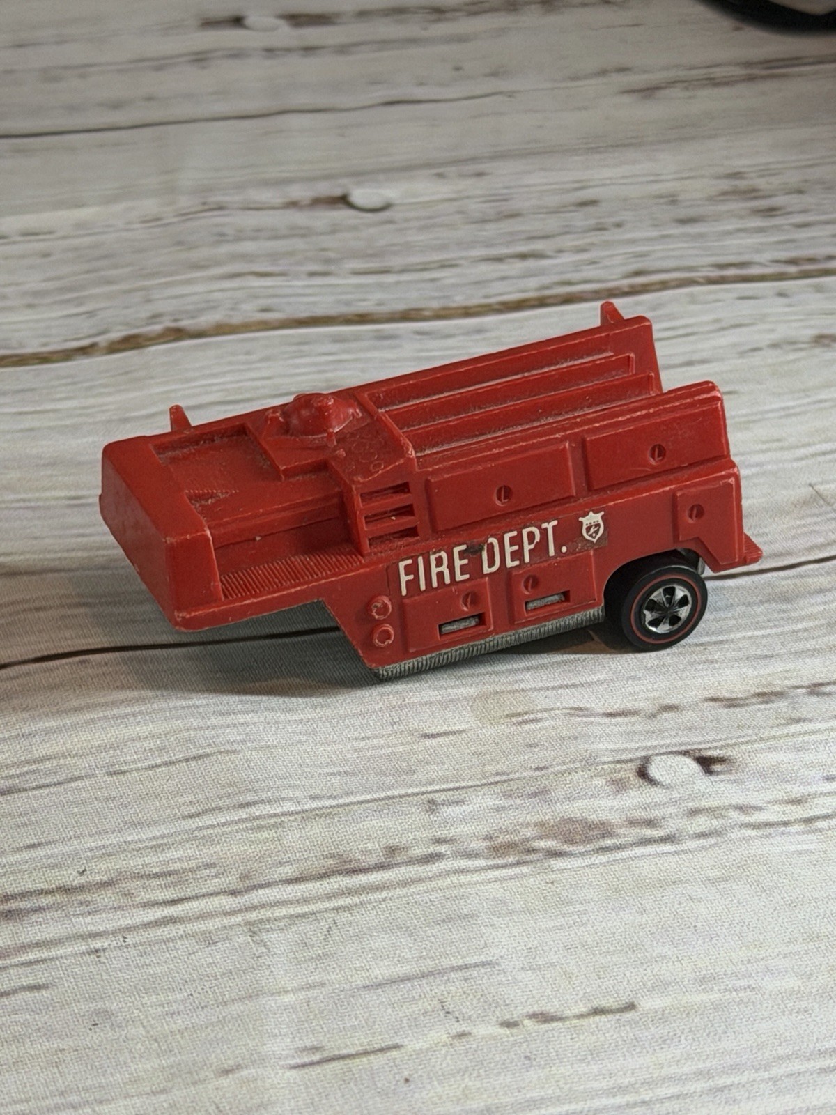 Vintage 1969 Hot Wheels Redline Heavyweights Fire Truck Trailer Only Hong Kong Vintage 1969 Hot Wheels Redline Heavyweights Fire Truck Trailer Only Hong Kong